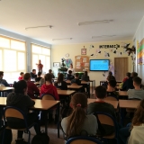 Warsztaty dla młodzieży pn. Prawo pracy dla młodocianych oraz zawody przyszłości w Szkole Podstawowej nr 7 w Chojnicach